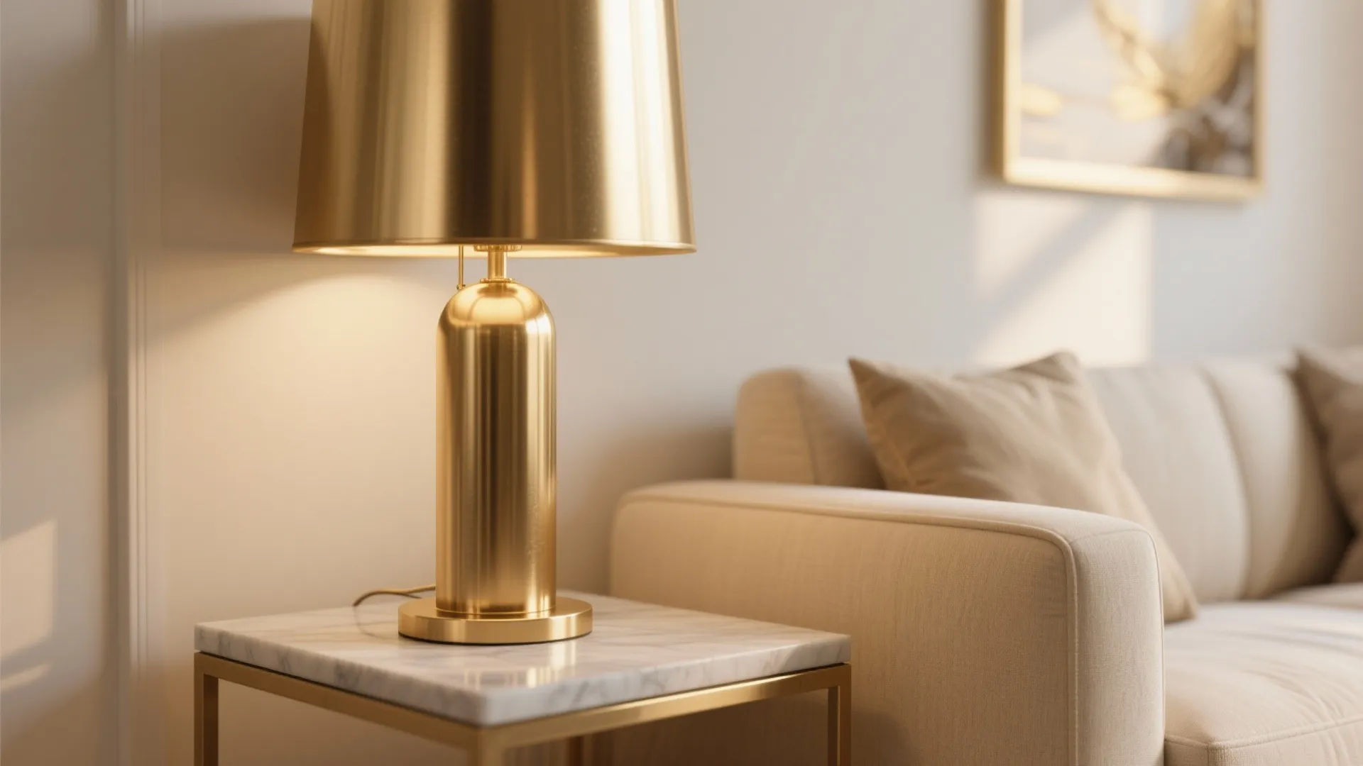 Modern Beige with Metallic Touch