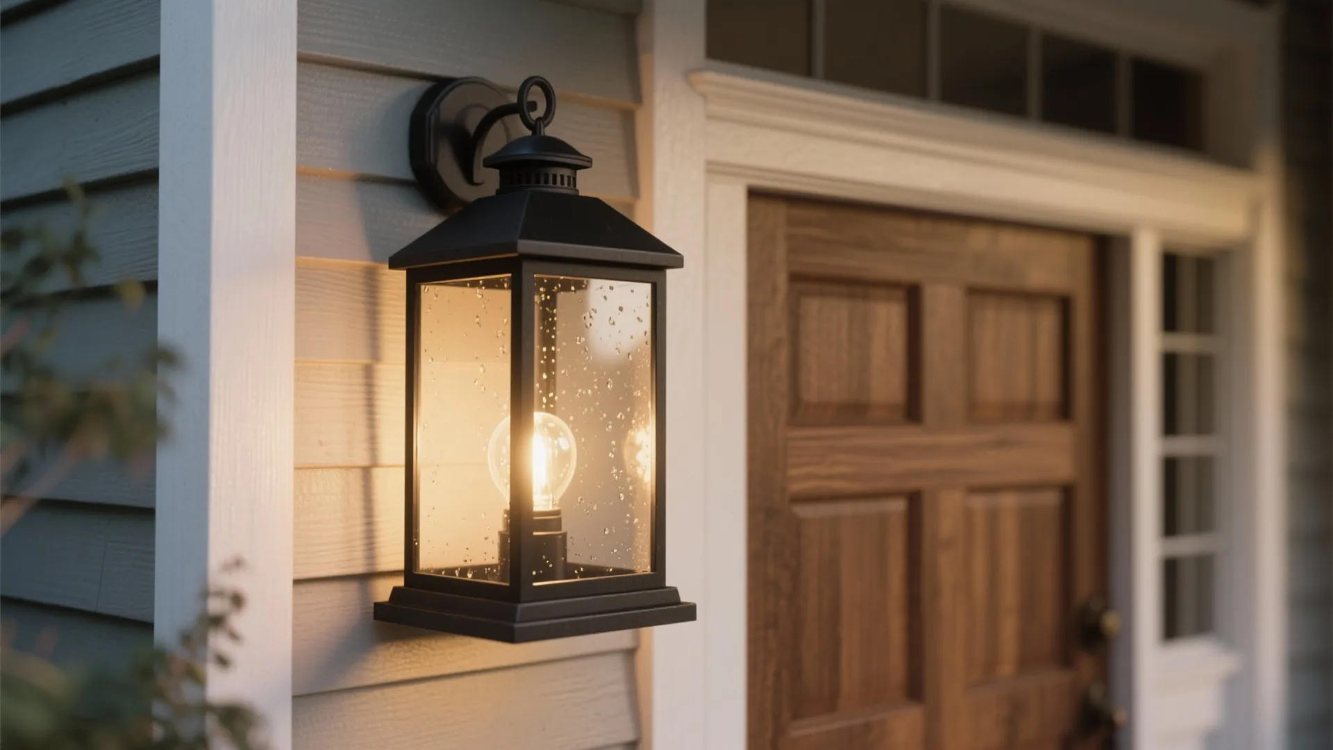 2. Modern Lanterns with Glass Panels