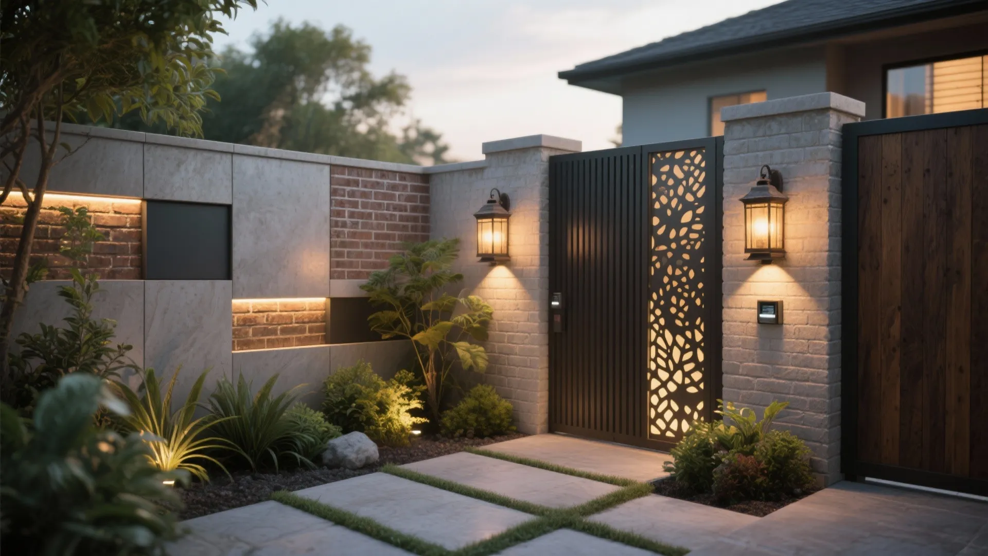 5 Inspiring Boundary Wall Light Design Ideas: Creative and Practical Ways to Illuminate Your Outdoor Space