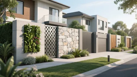 5 Unique Boundary Wall Design Ideas