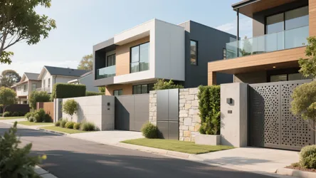 5 Modern Boundary Wall Design Ideas