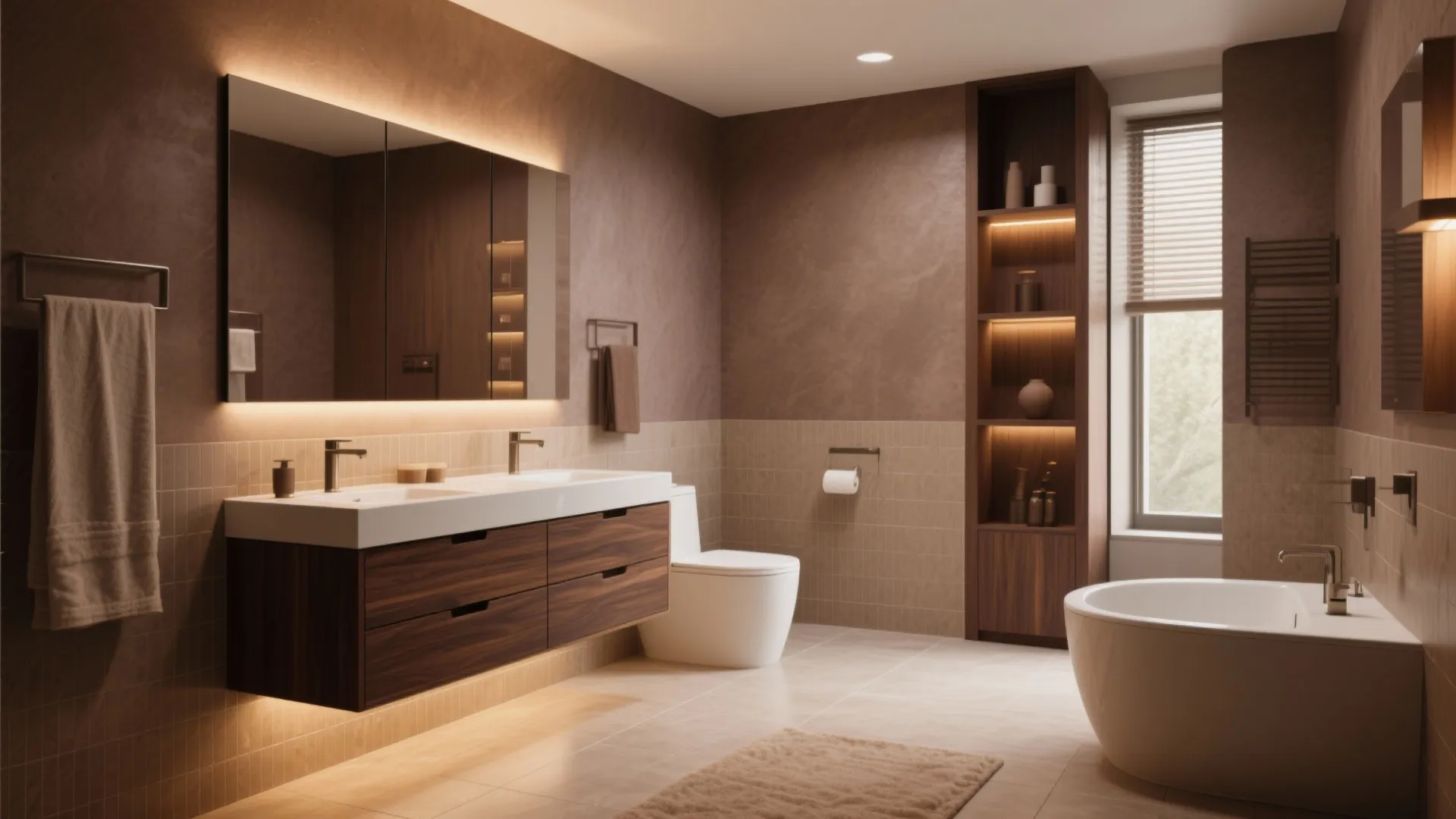 5 Modern Brown Bathroom Decor Ideas: Warm, stylish, and surprisingly versatile ways to design a brown-toned bathroom