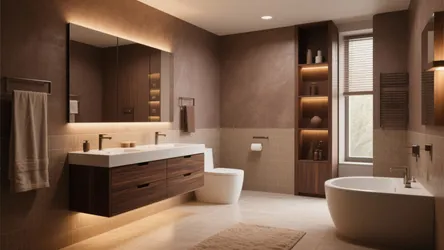 5 Modern Brown Bathroom Decor Ideas