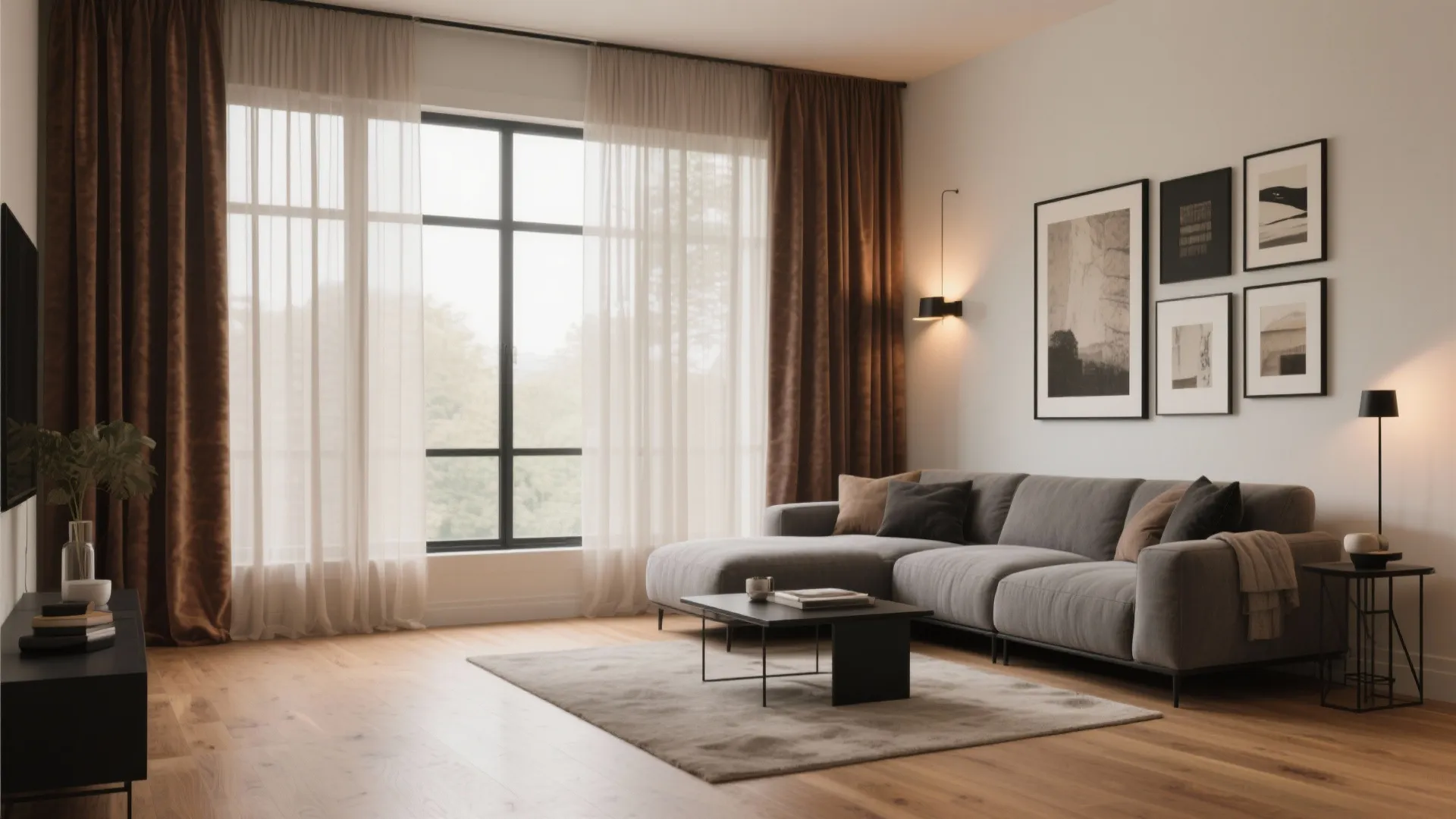Living Room Brown Curtains: Stylish Ideas for Modern Spaces: 1 Minute to Freshen Up Your Space with Brown Curtains
