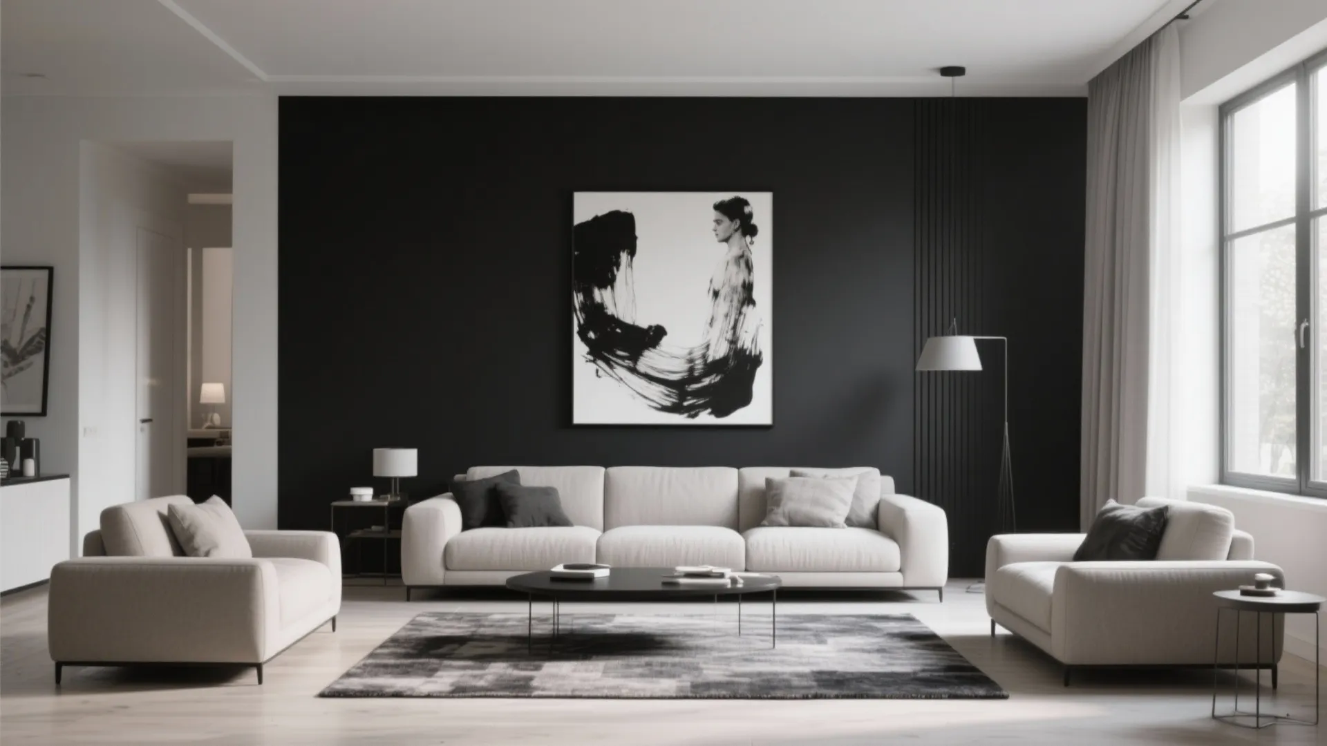 Black and White DIY Wall Art Ideas for Modern Spaces