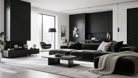 10 Modern Black and White Living Room Ideas
