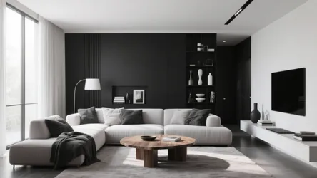 10 Modern Black and White Living Room Ideas