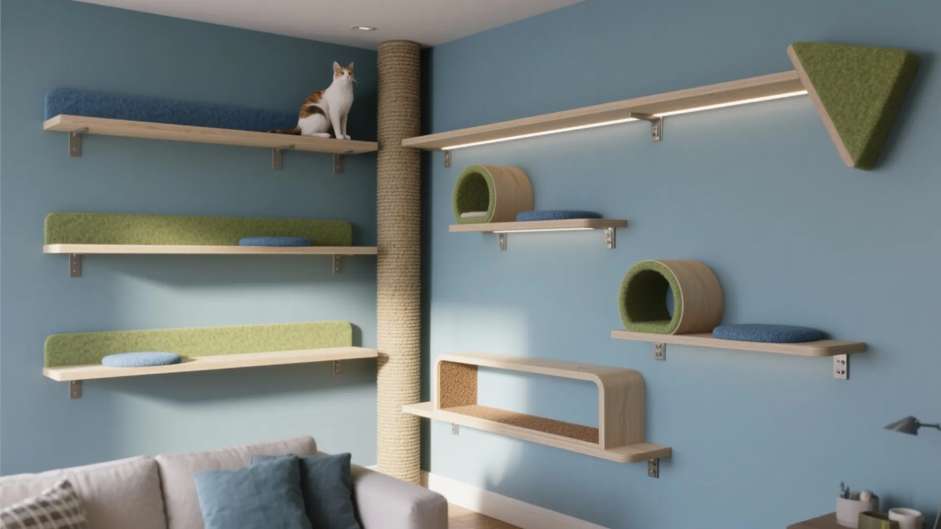 Cat Walls DIY: Creative Ideas for Feline-Friendly Spaces: 1 Minute to Build Thrilling Cat Walls—Save Space, Save Time!