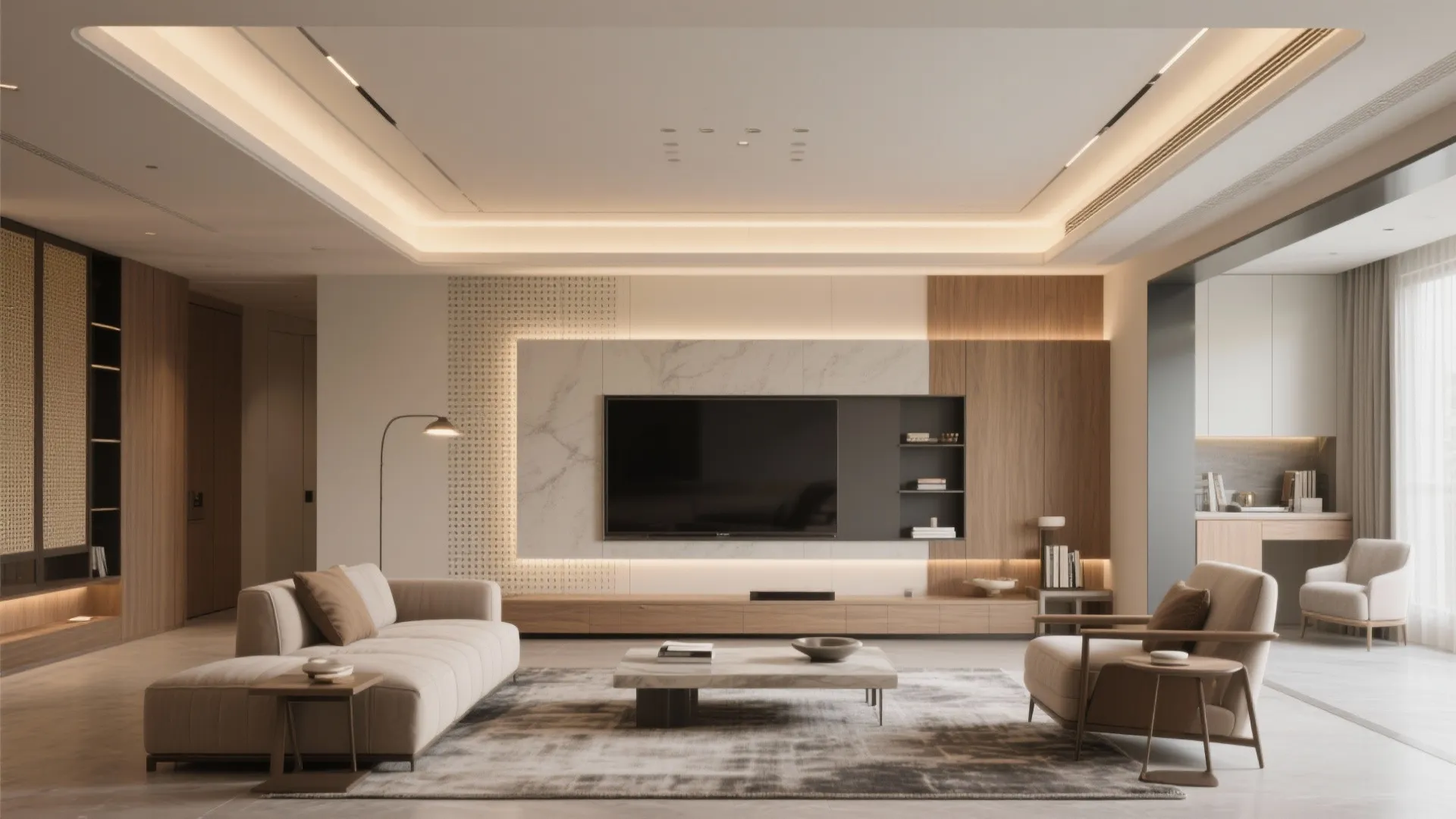 Modern False Ceiling Design for Drawing Room: Create A Statement Space: 1 Minute to Discover Effortless Style for Your Living Area