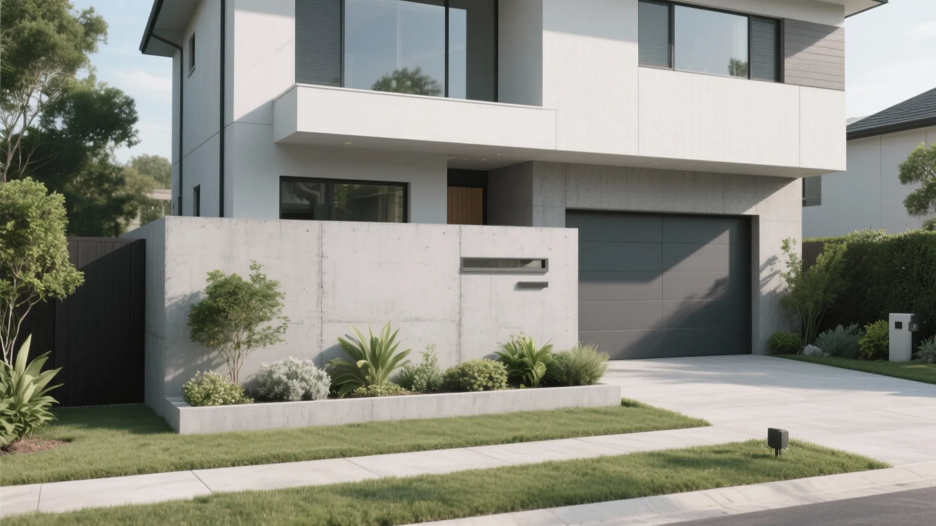 5 Simple Front Wall Cement Design Ideas: Transform Your Home’s First Impression with Smart Cement Wall Solutions