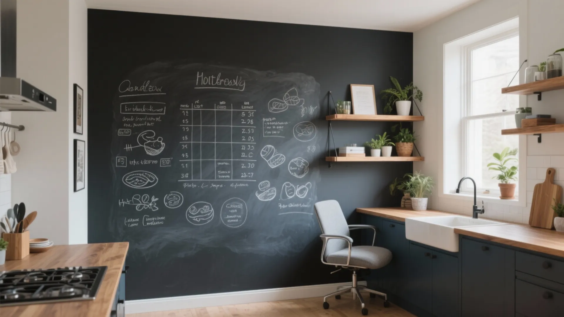 DIY Chalkboard Wall: Transform Your Space with a Creative Touch: 1 Minute to a Functional, Stylish Chalkboard Wall—Here's How