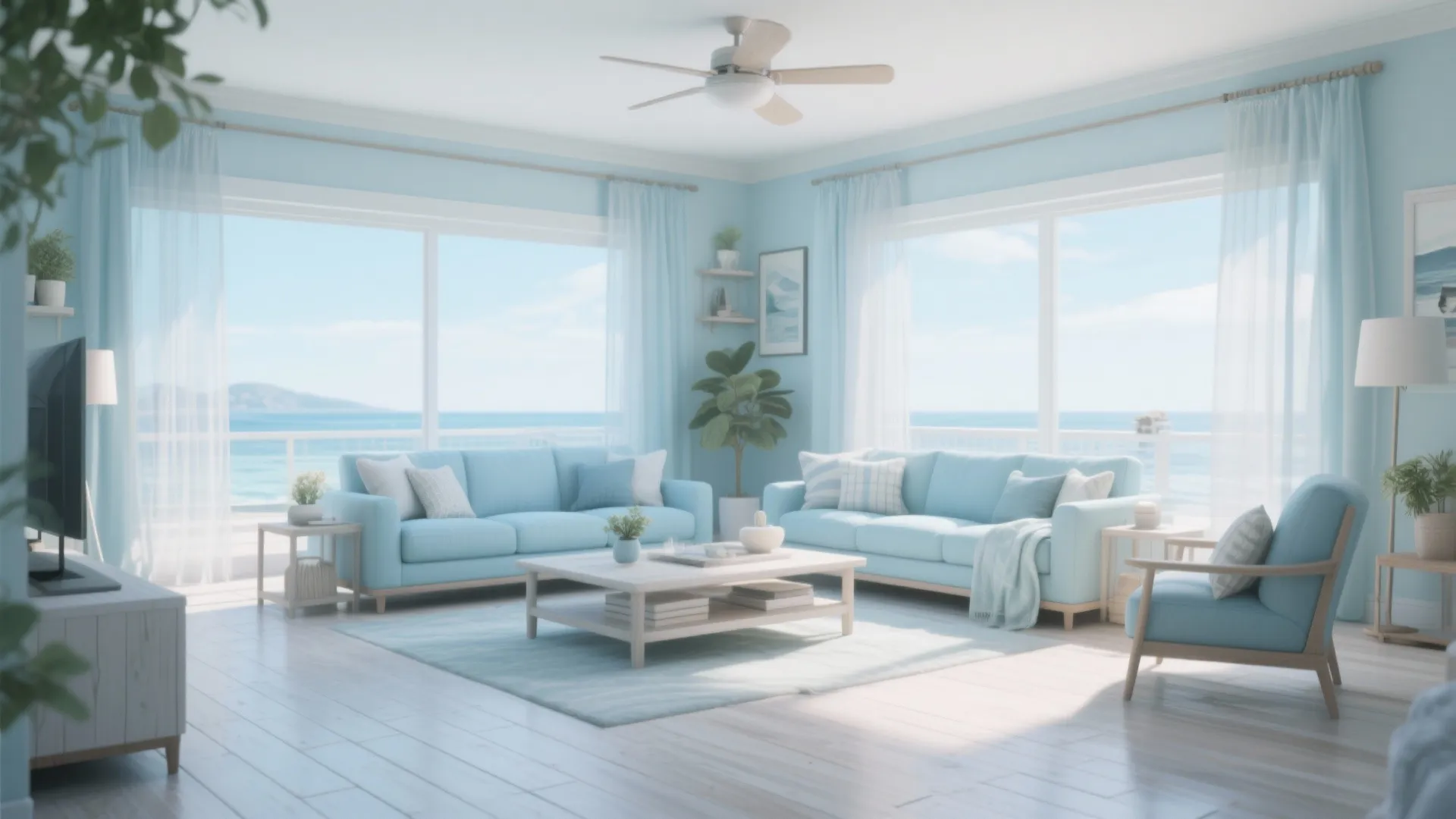 9. Modern Coastal Breeze