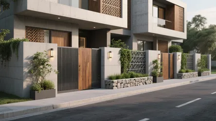 5 Modern Compound Wall Design Ideas