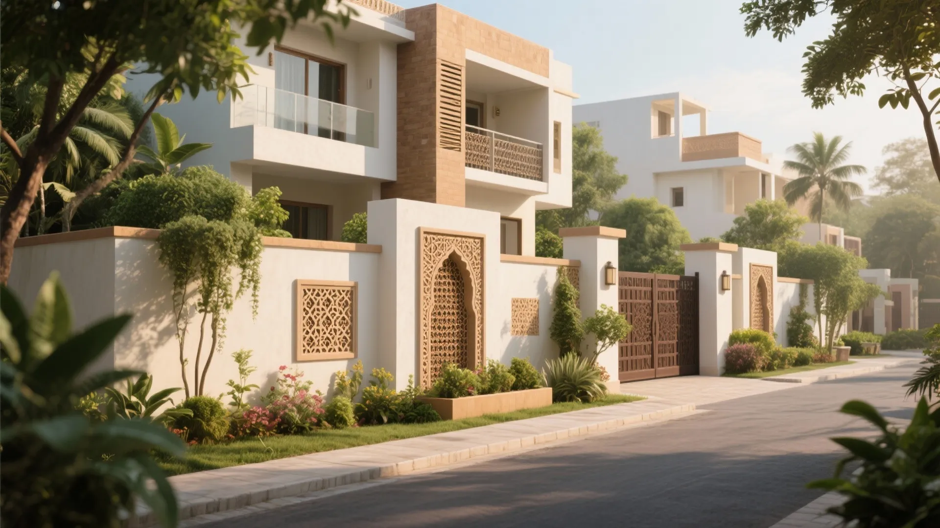 Compound Wall Design Photos India: Stunning Ideas for Modern Homes