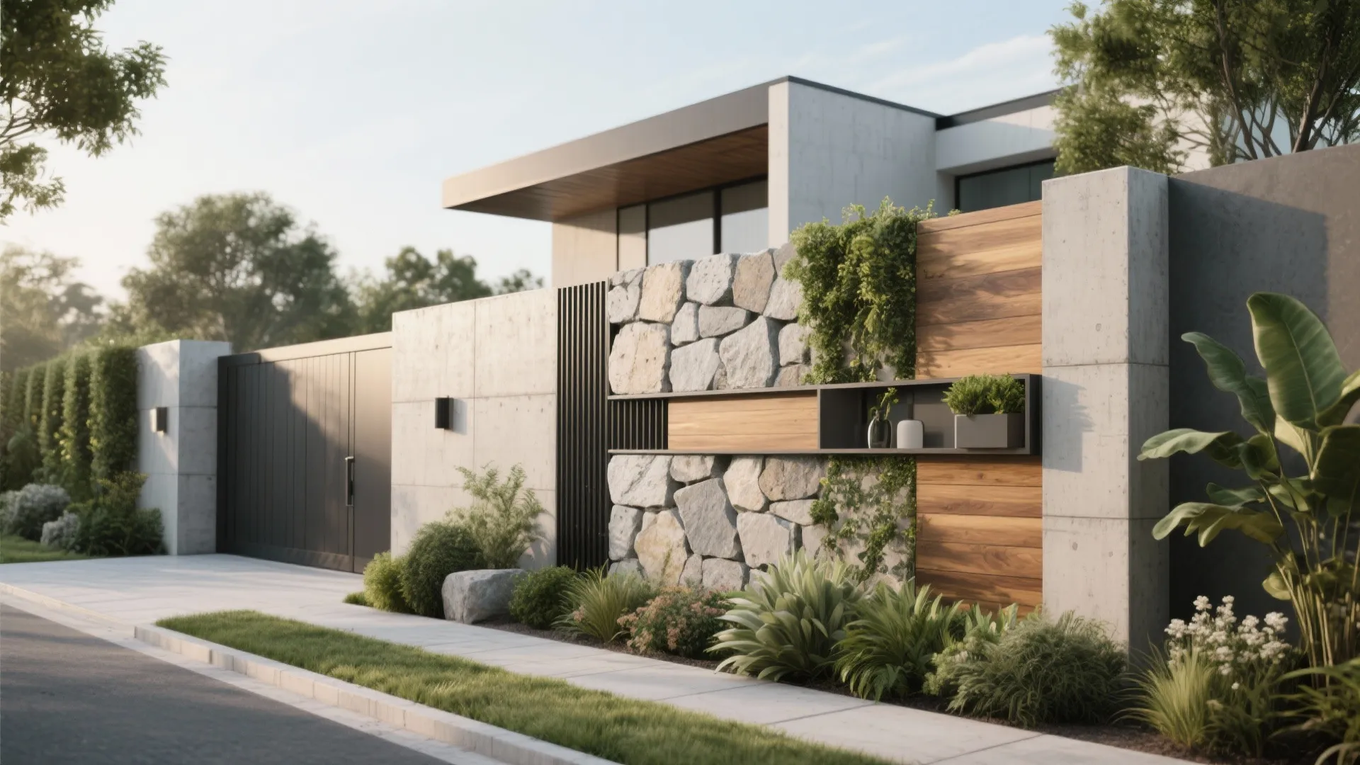 5 New Model Compound Wall Designs: Creative Ideas to Elevate Your Property’s Appeal
