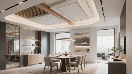 10 Modern Ceiling Designs for Dining Room
