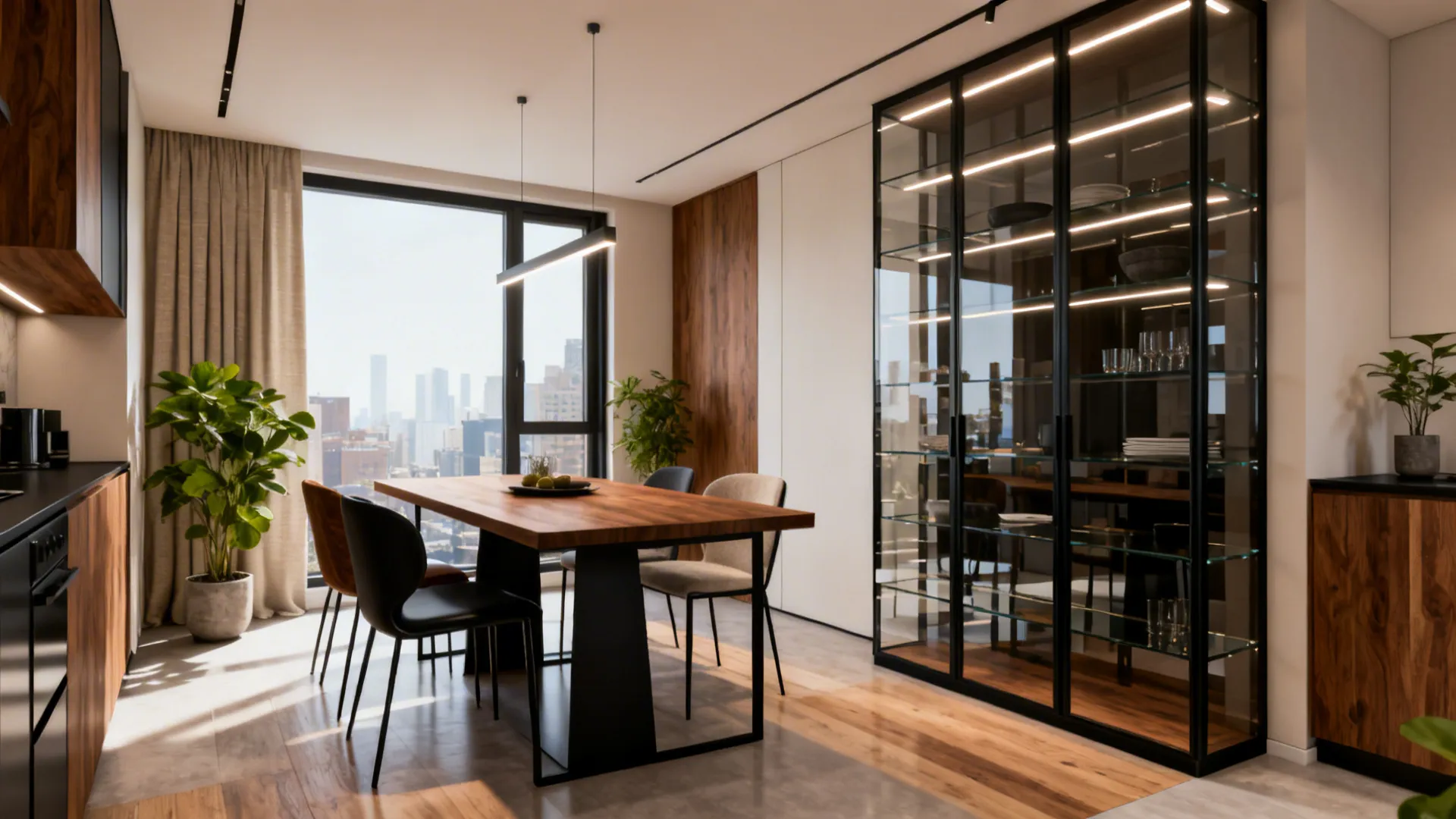 5 Modern Dining Room Sets with China Cabinet Ideas