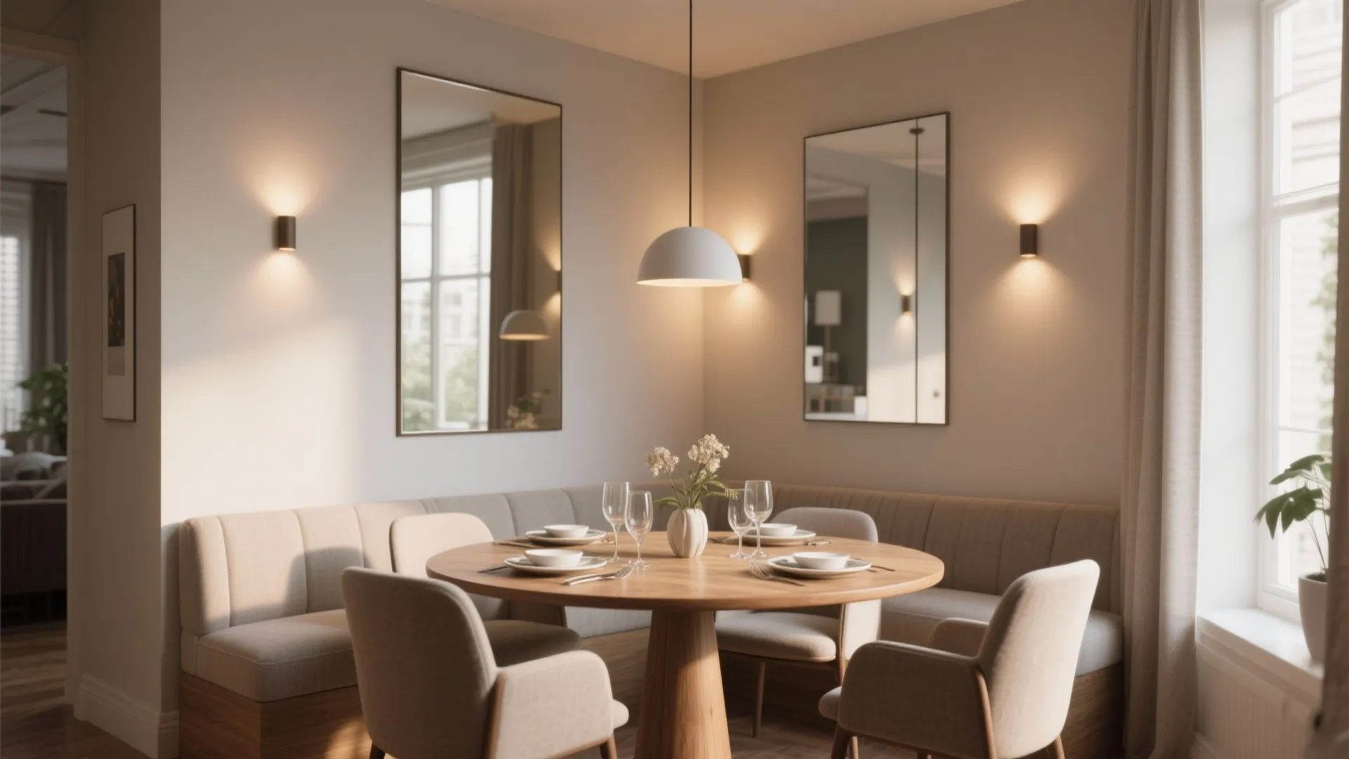 10 Modern Dining Room Mirror Ideas