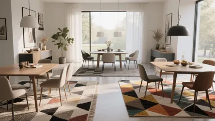 10 Modern Dining Room Rug Ideas