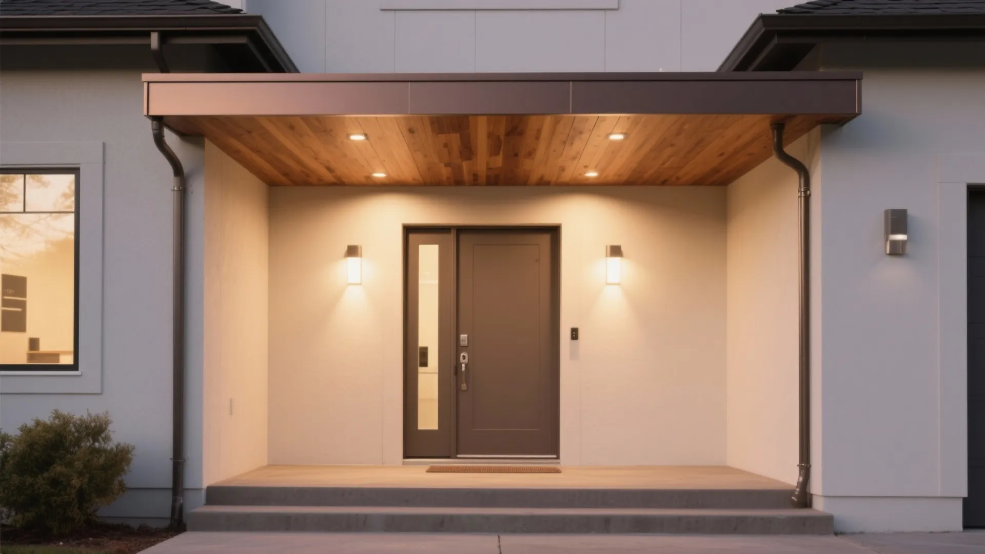 DIY Door Overhang: Protect Your Entryway in Style: 1 Minute to Create a Simple, Functional DIY Door Overhang