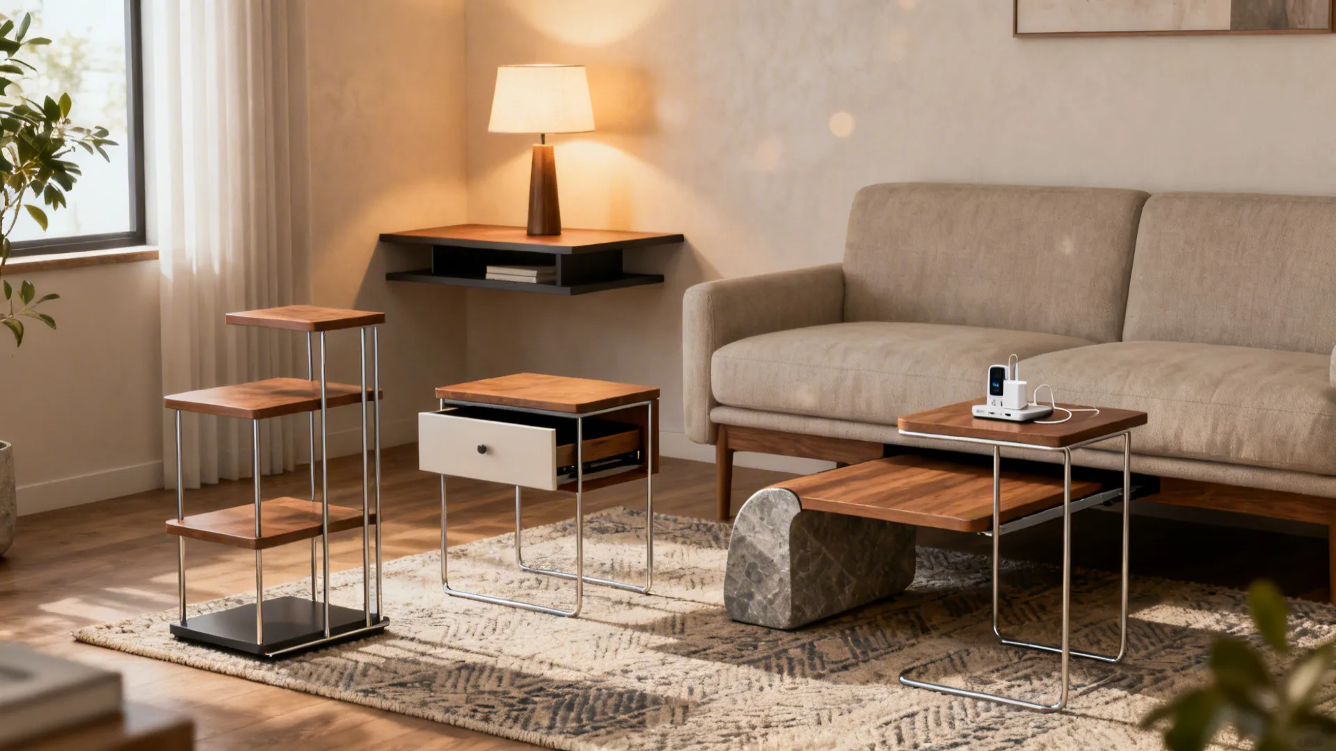 5 Modern End Table Ideas for Small Living Rooms: Smart, stylish end table inspirations that maximize function in compact living spaces