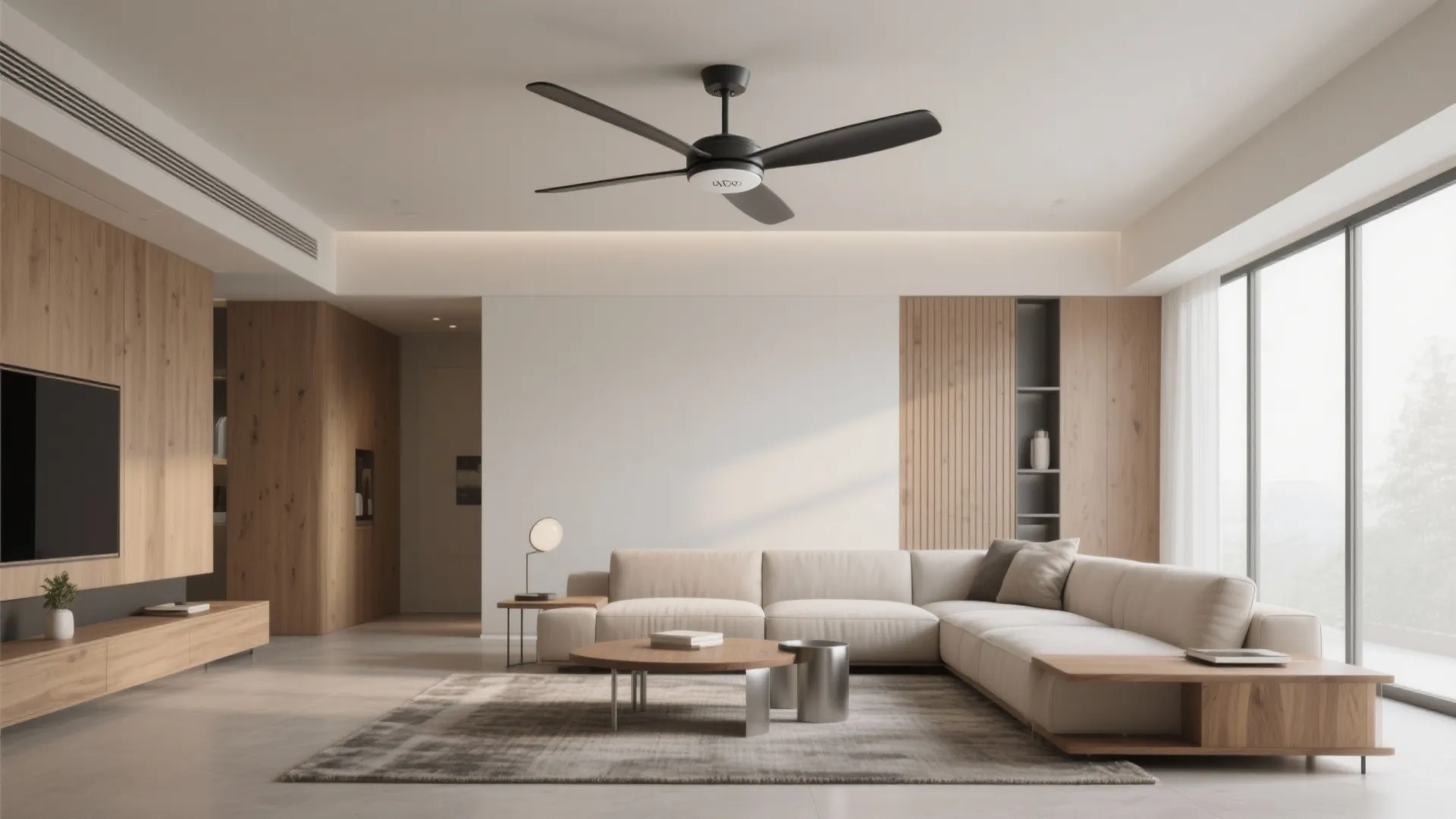 Modern Fans for Living Room: Style Meets Function: 1 Minute to a Breezy, Chic Living Room Upgrade