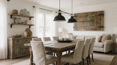 10 Modern Farmhouse Dining Room Decor Ideas