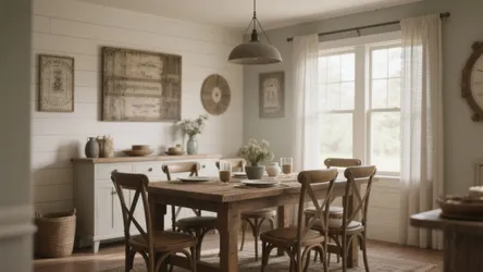 10 Modern Farmhouse Dining Room Wall Décor Ideas