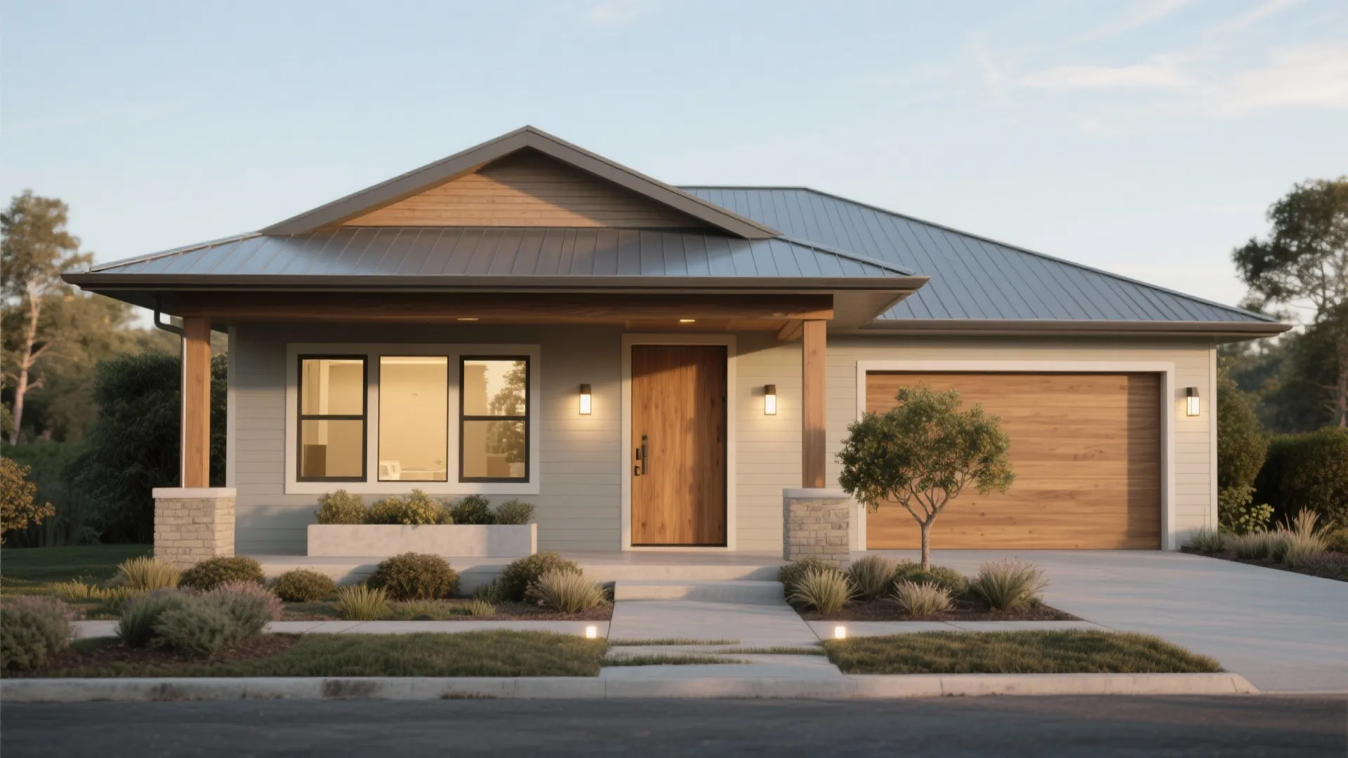 Small House Front Elevation Single Floor: Creative Design Ideas: 1 Minute to Stunning Small House Front Elevation—No Architect Needed