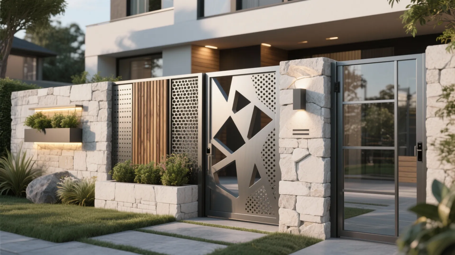 5 Creative Front Wall and Gate Designs: Small spaces inspire big creativity — here are 5 design ideas from my experience