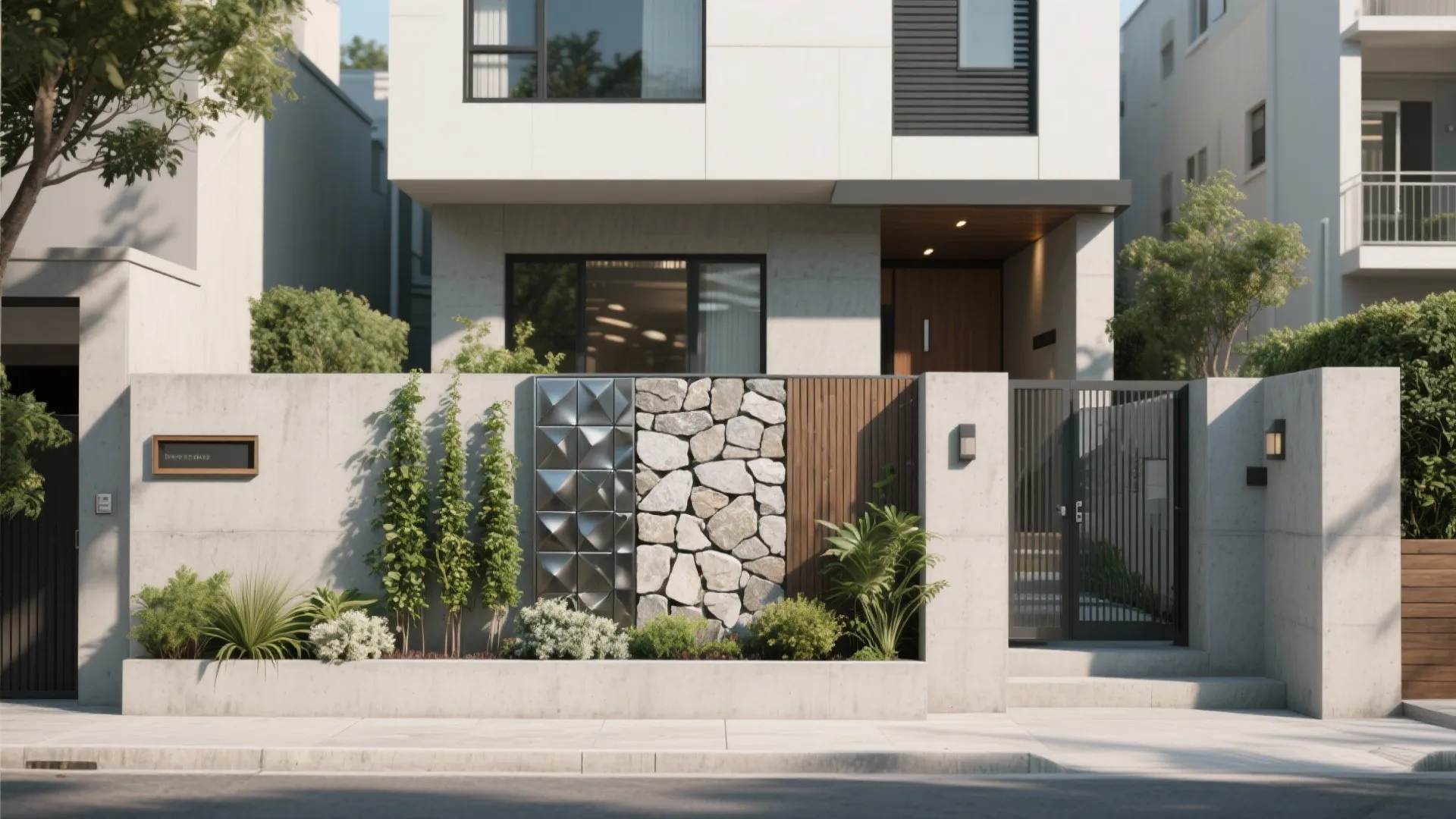 5 Inspiring Front Boundary Wall Designs: Creative Ideas to Make Your Home’s Entrance Stand Out