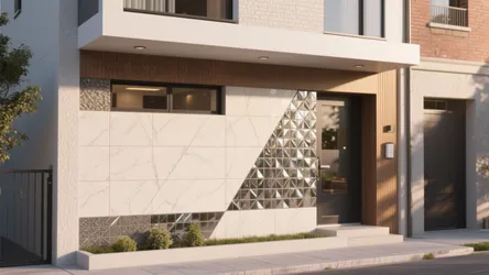 5 Modern Front Wall Tiles Design Ideas