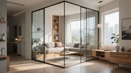 5 Glass Wall Decoration Ideas