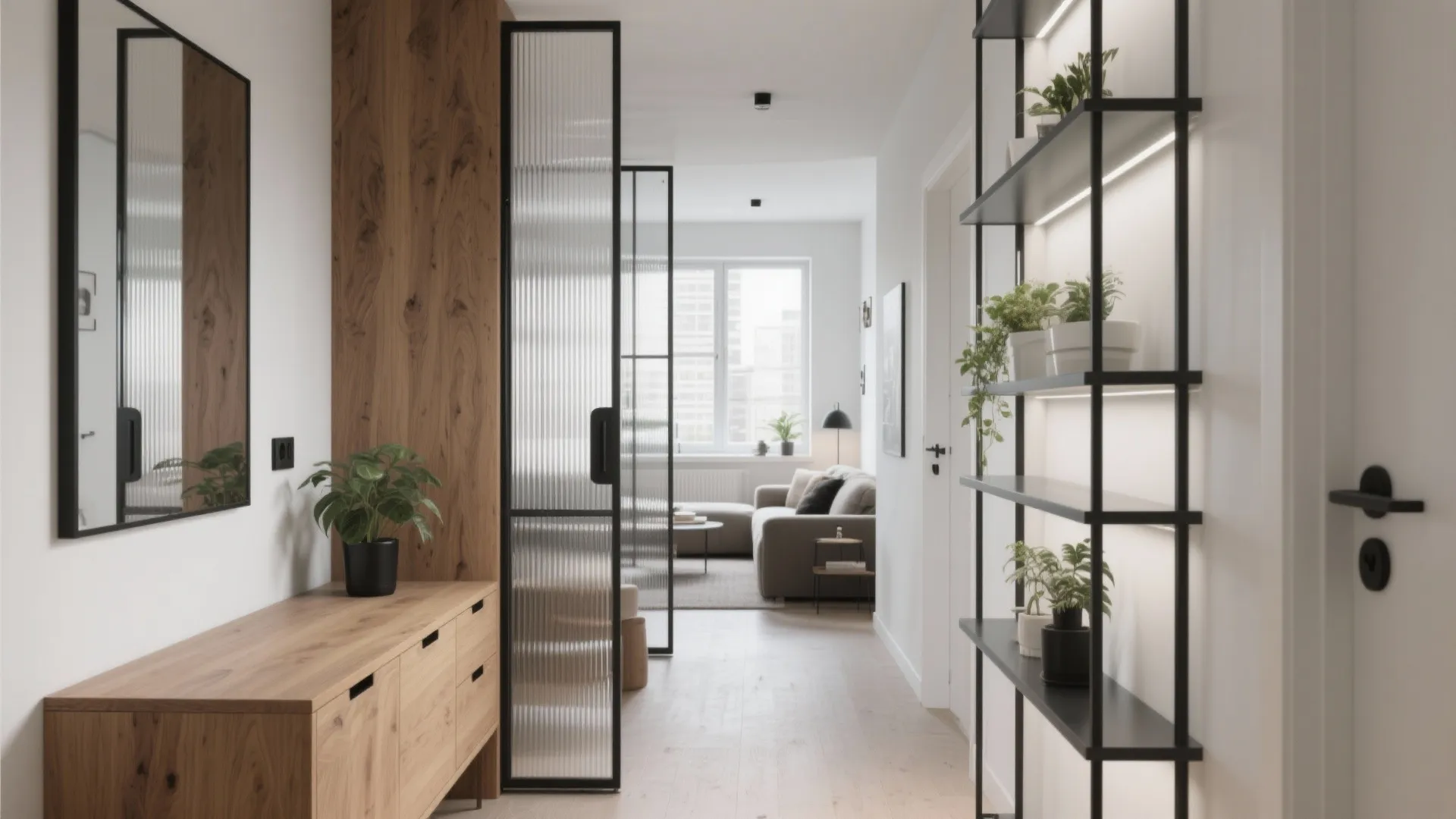 5 Modern Hall Partition Designs That Maximize Space