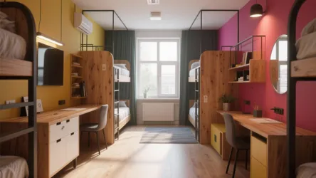 5 Inspiring Hostel Room Design Ideas