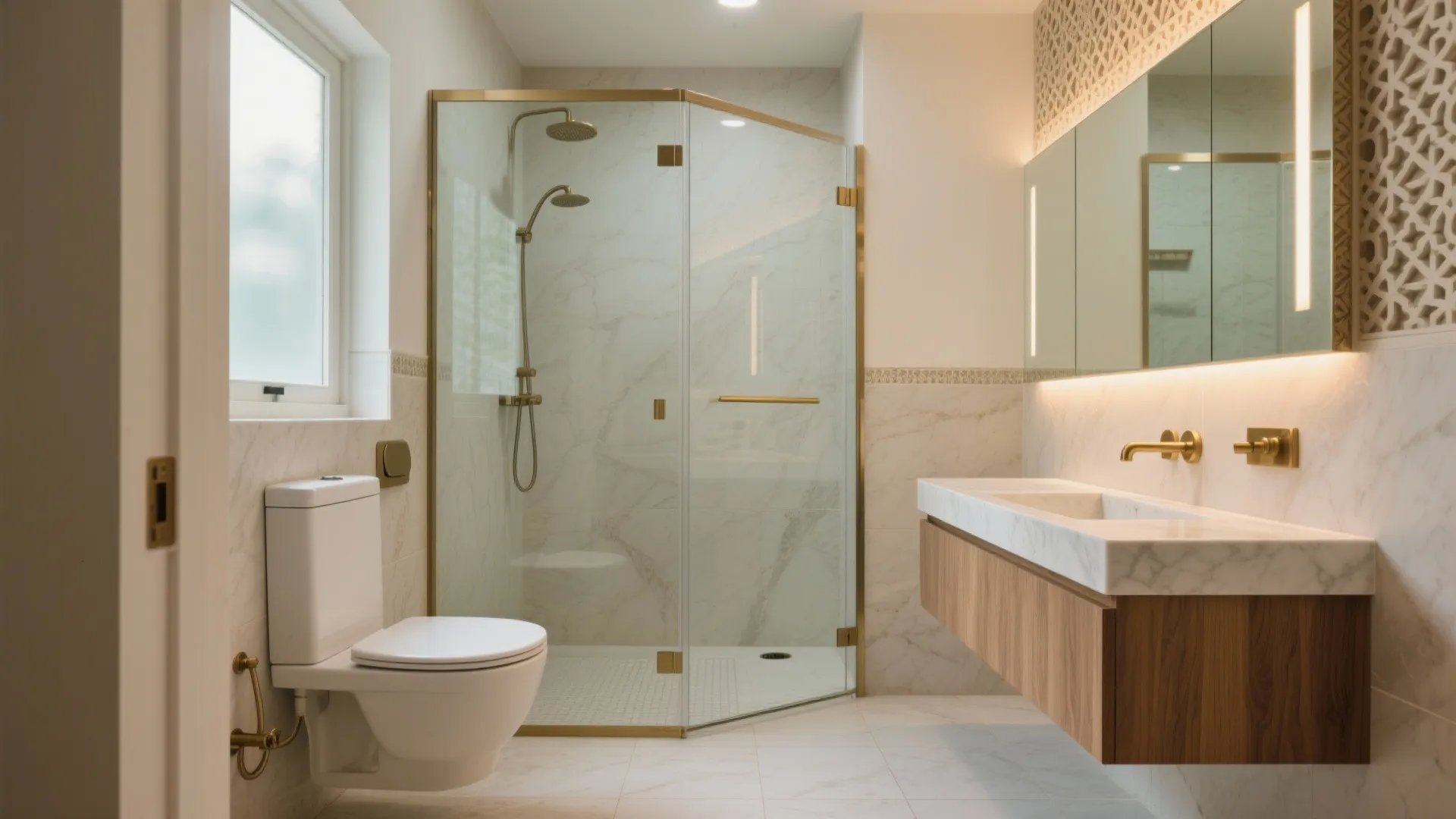 5 Modern Indian Bathroom Designs: A Designer’s Guide: Small-space tricks, smart layouts, and material choices I use to make Indian bathrooms feel bigger, brighter, and easier to live with.