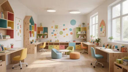 5 Modern Kids Study Room Ideas