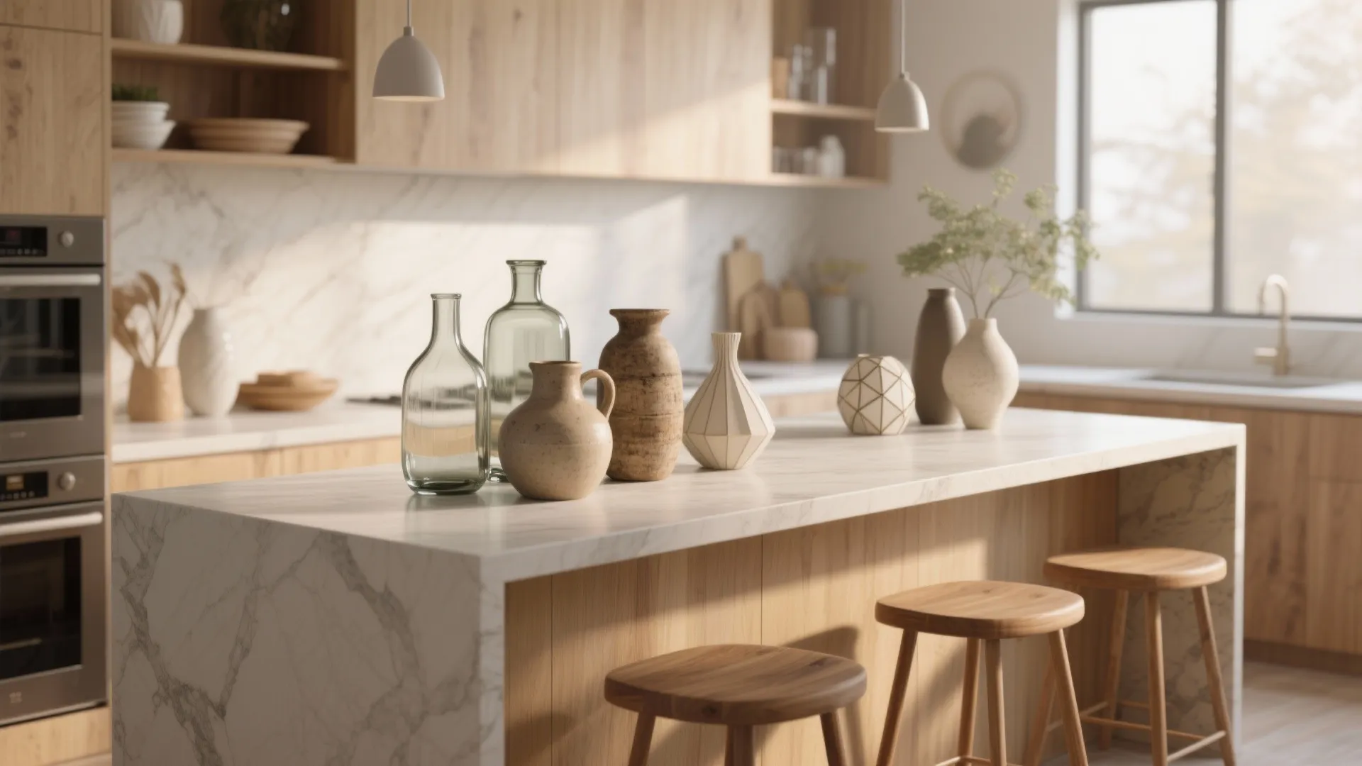 Stylish Kitchen Island Vase Ideas