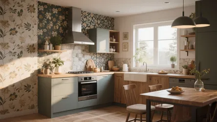 5 Creative Wallpaper Ideas for Kitchens
