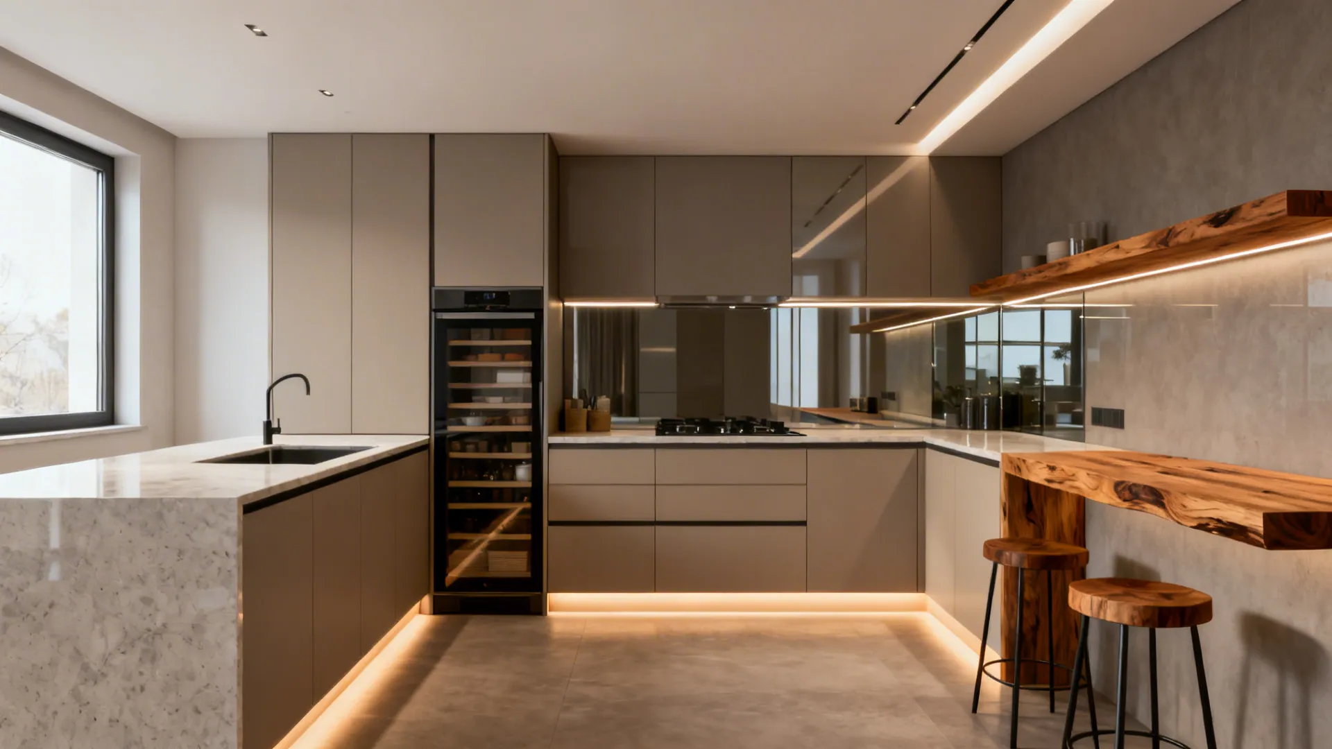 5 Modern L-Shaped Kitchen Design Ideas