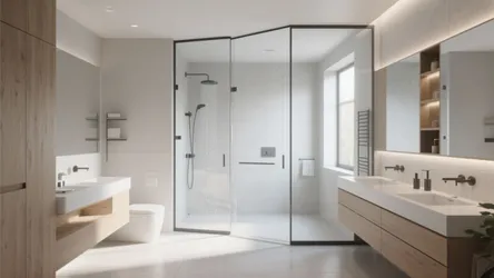 10 Creative L-Shaped Bathroom Ideas