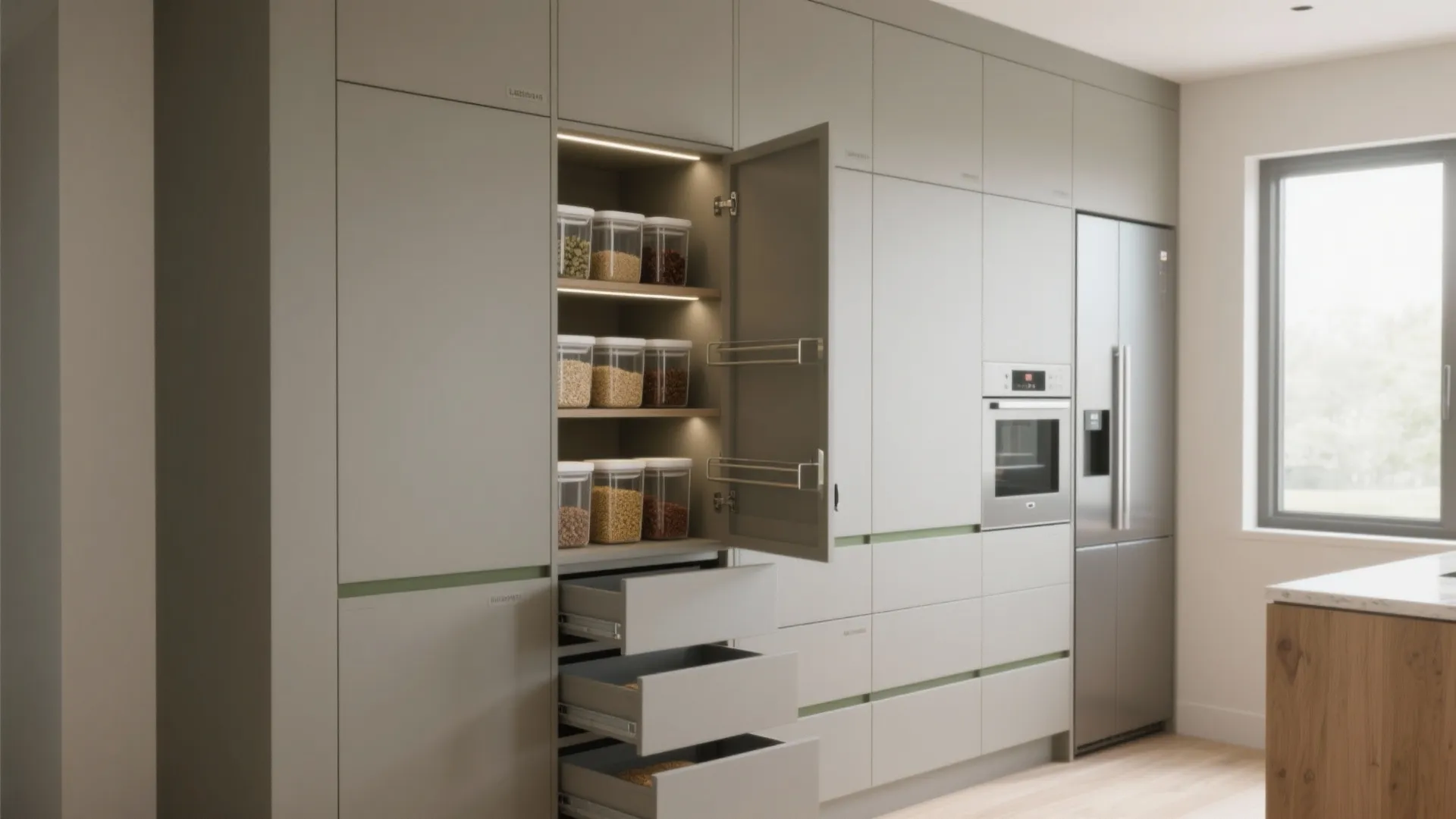 Kitchen Larder Unit Magic: Organization for Modern Homes