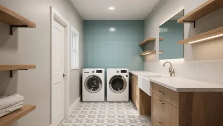 Decorative Laundry Room Tile Ideas