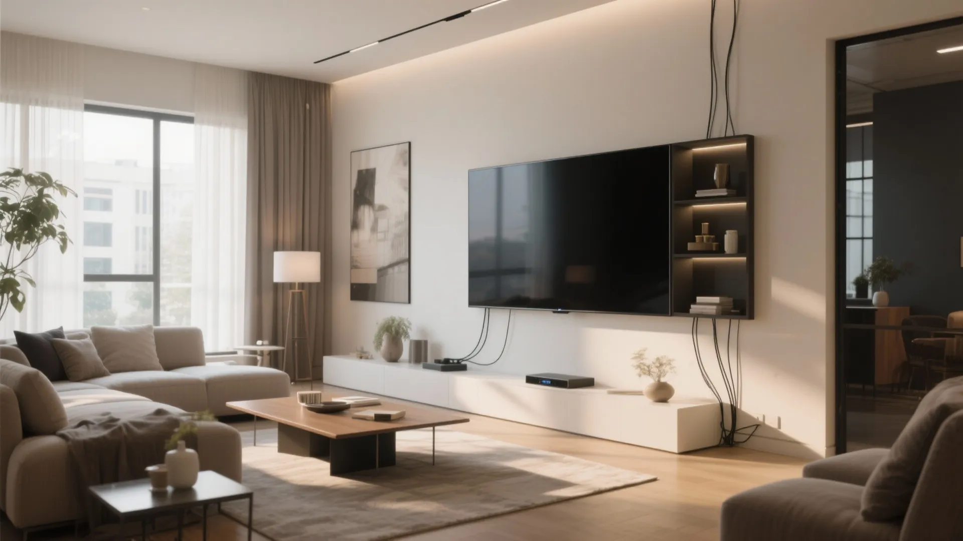 5 LCD Panel Design Ideas for a Stylish Drawing Room: Transform Your Living Space with Smart LCD Panel Styling