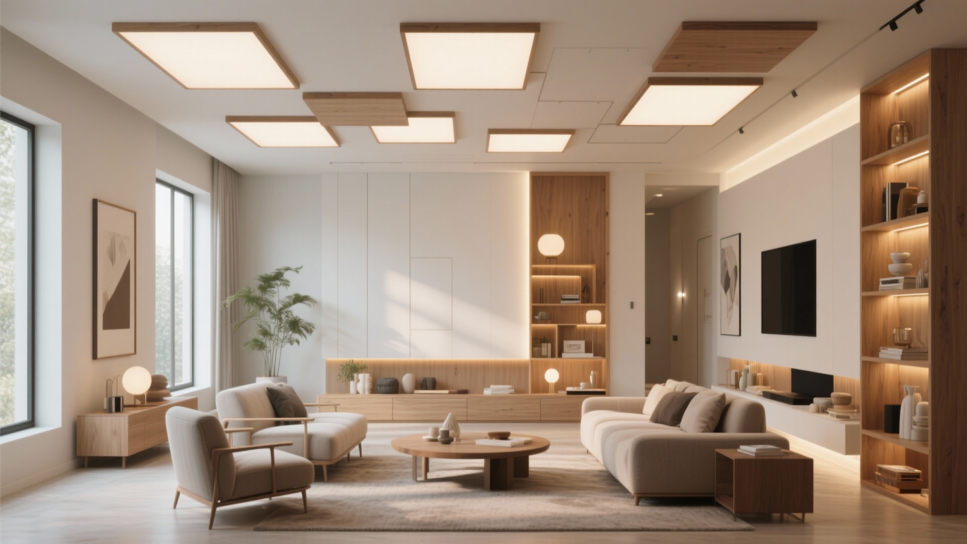 Drawing Room Feels Dark? 5 LED Panel Design Ideas
