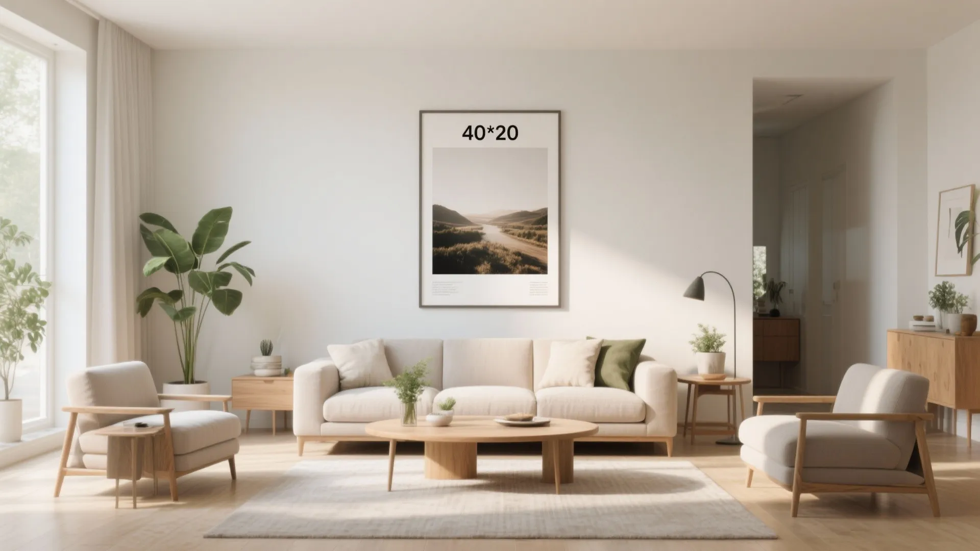 10 Creative Ideas for a 40 x 20 Poster in Your Living Room
