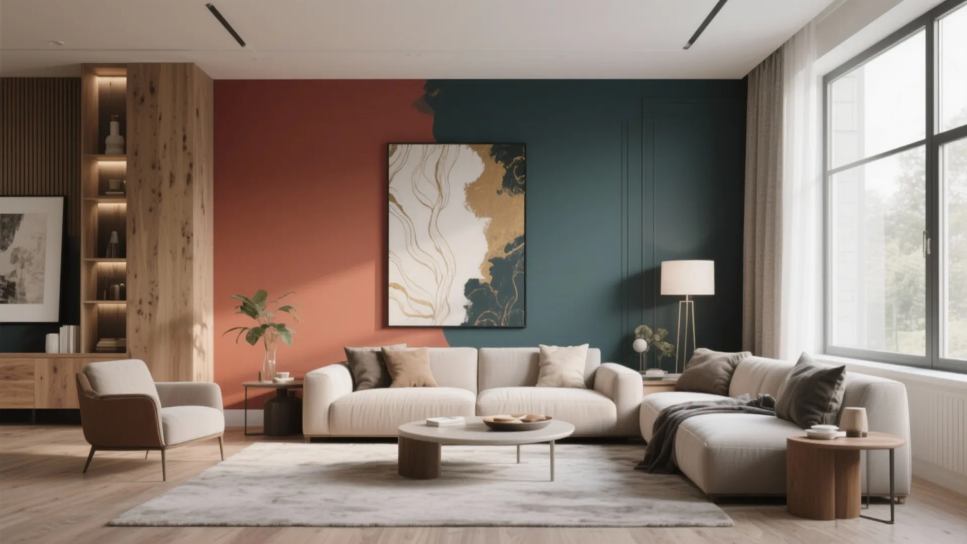 10 Accent Wall Ideas for Living Room: Transform Your Living Room with These 10 Stylish Accent Wall Inspirations