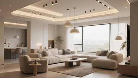 5 Ceiling Living Room Lighting Ideas