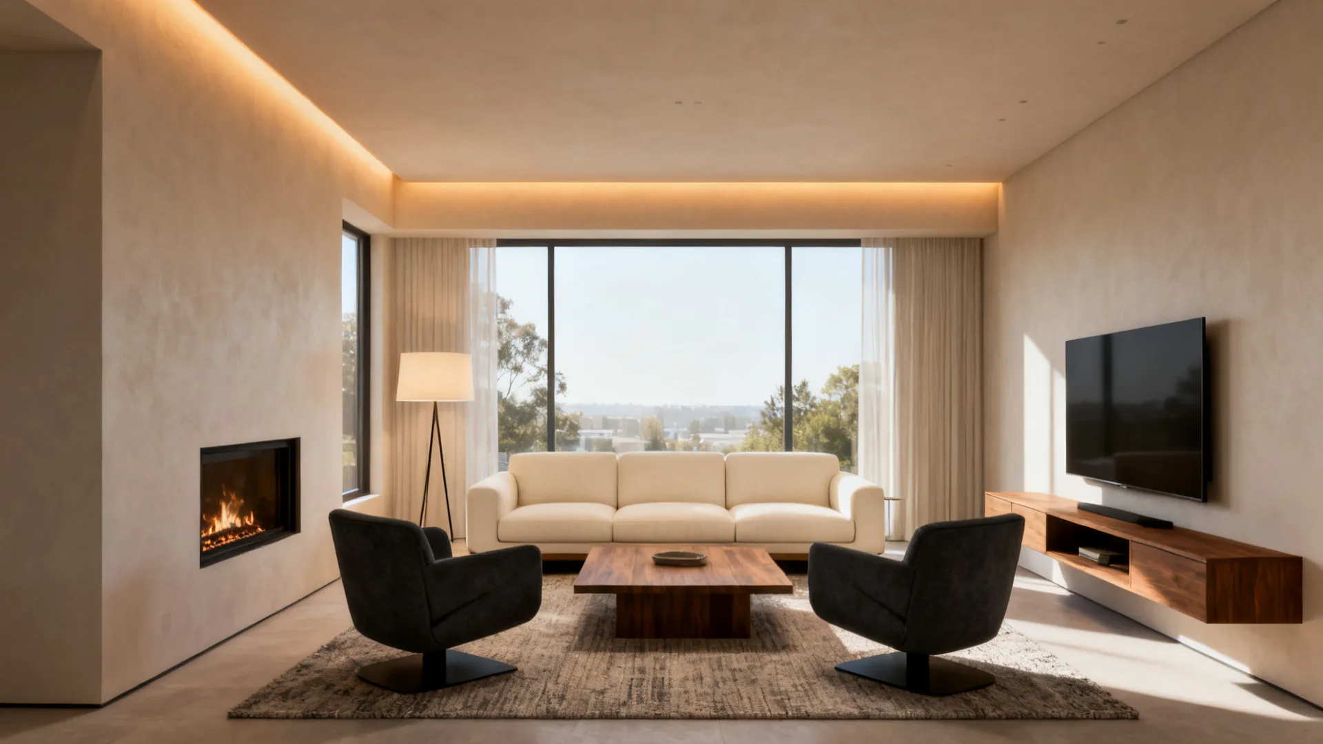 2. Modern Living Rooms: Anchoring the Social Core