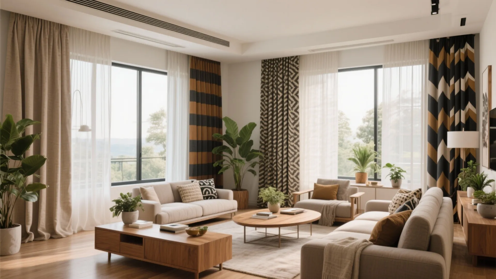 10 Modern Ideas for Living Room Curtains: Stylish Curtain Inspirations to Transform Your Living Room